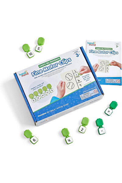 Hand2Mind Sensory Clips - Learn Numbers