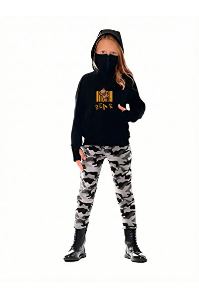 Flaubert Snow Mask Ninja Unisex Zippered Sweatshirt Cardigan 3 Yarn Thick Zip...