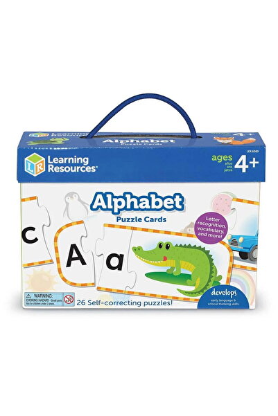 Learning Resources Set of 26 Alphabet puzzles (3 pieces)