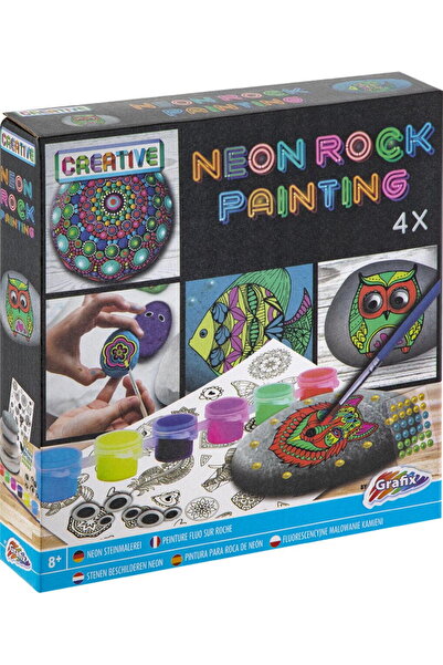 GRAFİX Set creativ - Pictura pe pietre (neon)