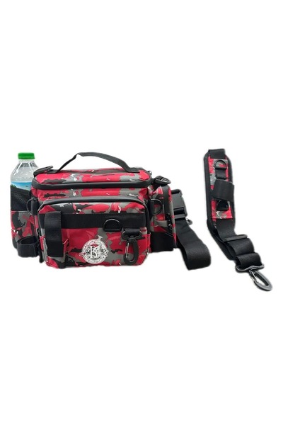 JDM BM Fishing BM-03 Elegant LRF Çantası Red Camo