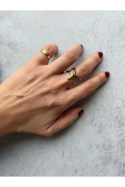 mitico jewellery Starfish Adjustable Ring