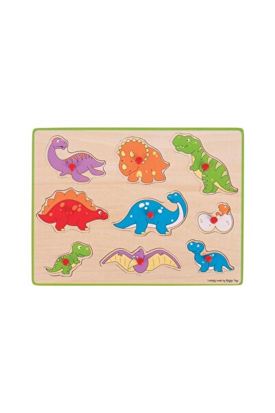 BIGJIGS Toys Wooden puzzle - Dinosaurs