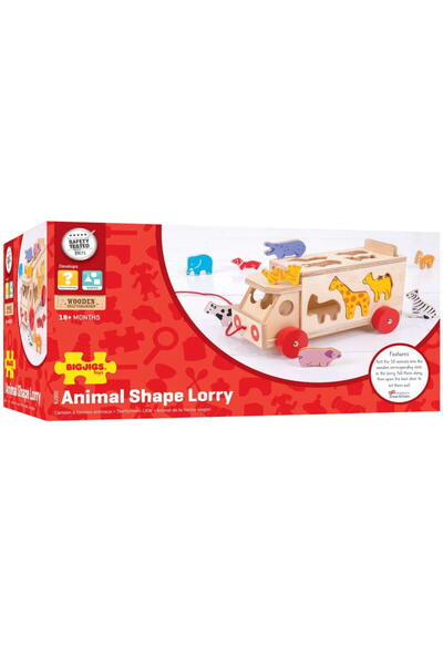 BIGJIGS Toys Sorting game - Animal Truck