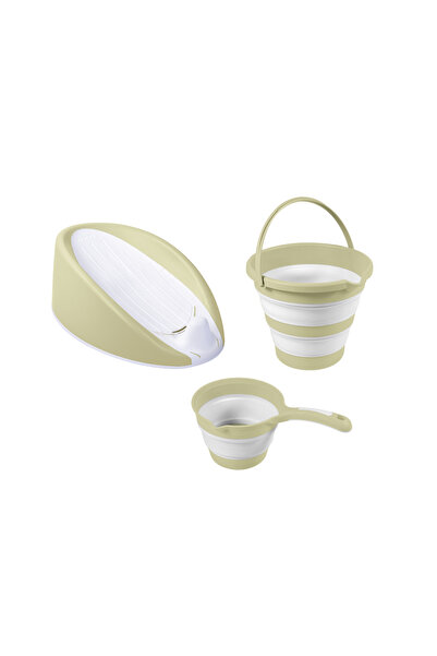 Dolu Nuve Set 3 in 1 cu suport anatomic pentru cadita - Verde