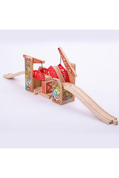 BIGJIGS Toys Pod mobil din lemn - Graffiti