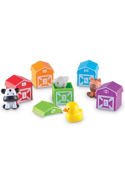 Learning Resources To play hide and seek with the farm animals