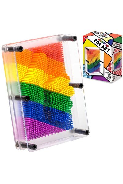TOBAR Pin art curcubeu