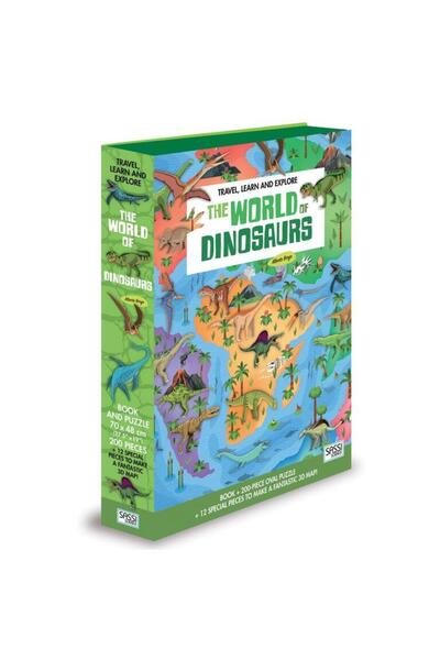 SASSI Cunoaste si exploreaza - Puzzle Lumea dinozaurilor (200 piese)