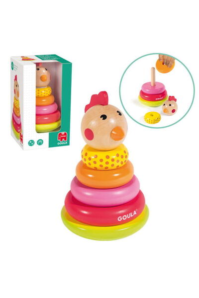 GOULA Piramida pentru bebelusi - Gainusa colorata