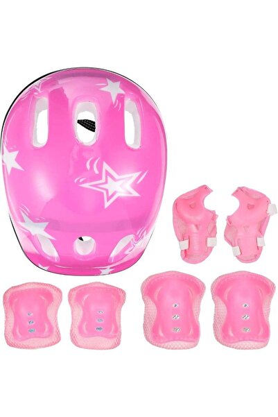 Türkiye طقم خوذة أمان لركوب الدراجات للأطفال مع واقيات للركبة والمرفقين والمع...