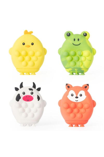 Keycraft Παιχνίδι ανακούφισης από το άγχος Pop it - Χαρούμενο ζώο