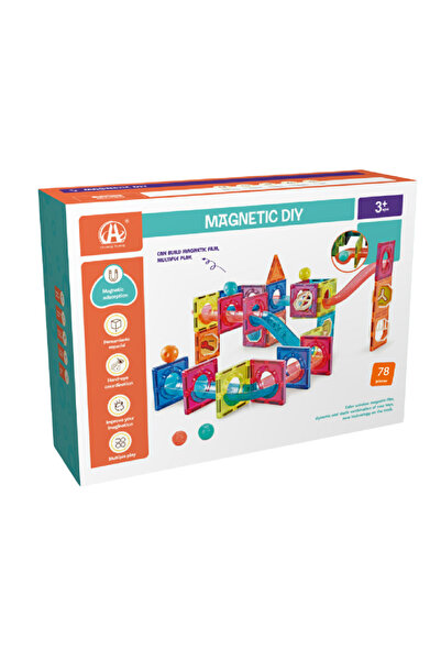 Bufnitel Labirintul meu magnetic - 78 piese (7.5 cm)