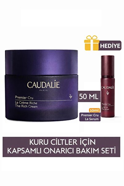 Caudalie Premier Cru La Creme Riche 50 ml + Premier Cru The Serum 10 ml HEDİYE!