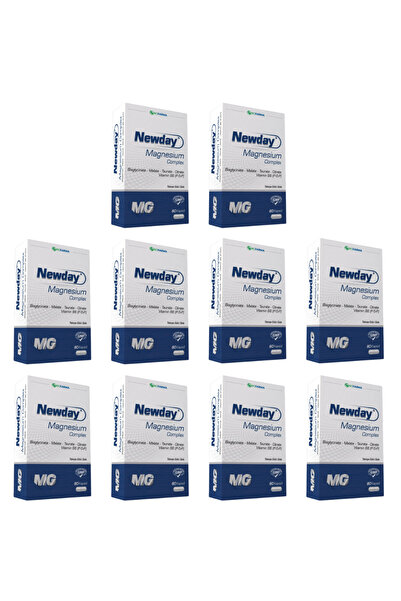 newday Magnezyum Complex 60 Kapsül 10 ADET