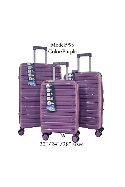 ELEGANT G Luggage Travel Suitcase Trolley Bag – Set of 3 pcs – With Spinner W...