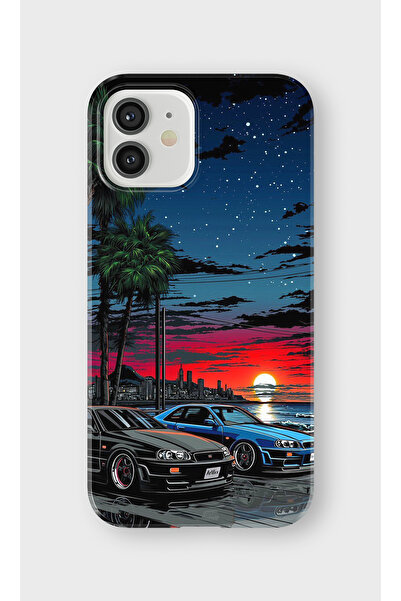 lelia حافظة هاتف شفافة مطبوعة متوافقة مع هاتف iPhone 12 Mini |   مجموعة توربو...