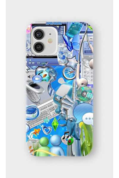 lelia حافظة هاتف شفافة مطبوعة متوافقة مع هاتف iPhone 12 Mini |   مجموعة AeroG...