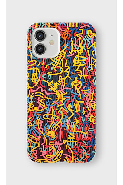 lelia حافظة هاتف شفافة مطبوعة متوافقة مع هاتف iPhone 12 Mini |   مجموعة OneLi...