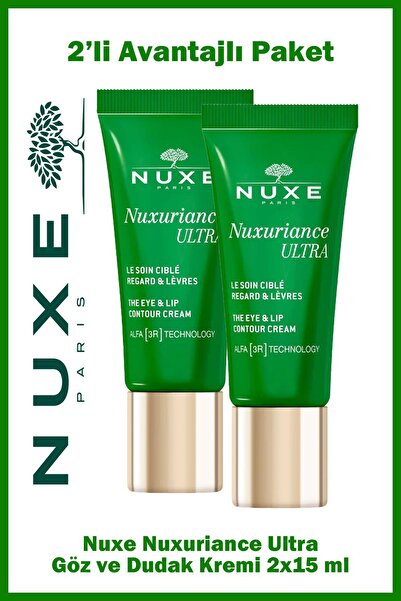 Nuxe Nuxuriance Ultra Eye and Lip Cream 15 ml 2 Pieces