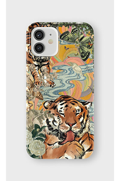 lelia حافظة هاتف شفافة مطبوعة متوافقة مع هاتف iPhone 12 Mini |   مجموعة WildS...