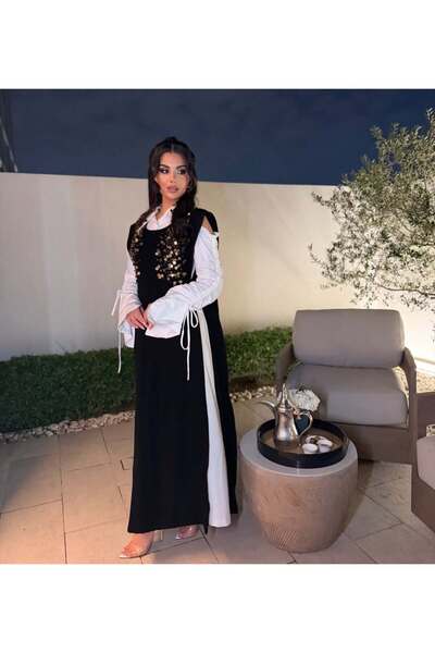 saher-alshrek Assala's dress