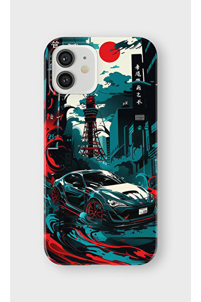 lelia حافظة هاتف شفافة مطبوعة متوافقة مع iPhone 12 |   مجموعة توربو لاين ستري...