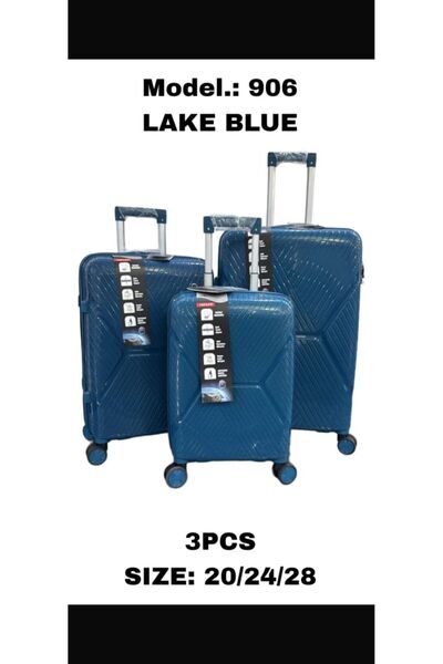 ELEGANT G Luggage Travel Suitcase Trolley Bag – Set of 3 pcs – With Spinner W...