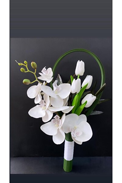 alreef geft Bridal bouquet made of artificial orchids and tulips