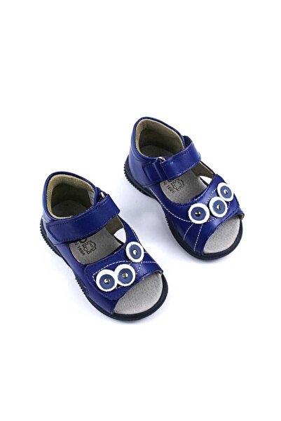 tino ​Children's sandals, FIRST STEPS, made of natural leather 3265-BLUE/BLUE