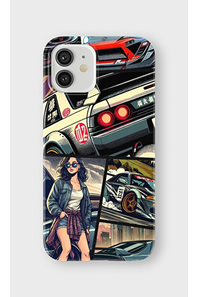 lelia حافظة هاتف شفافة مطبوعة متوافقة مع هاتف iPhone 12 Mini |   مجموعة توربو...