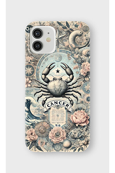 lelia حافظة هاتف شفافة مطبوعة متوافقة مع هاتف iPhone 12 Mini |   مجموعة: زودي...