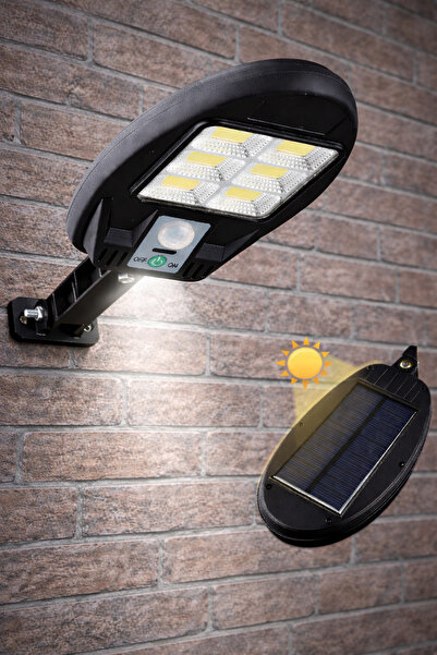 Kyrotech 48 COB LED Sensörlü Solar Sokak Duvar Lambası, 3 Modlu, Hareket Sens...