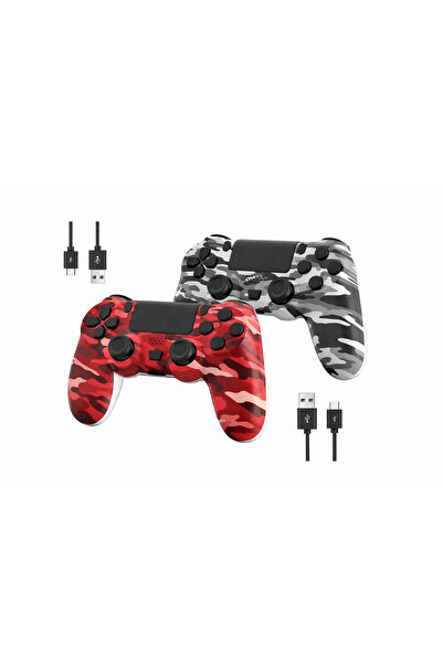 SFL Product Kamuflaj Desenli PS4 Oyun Kolu 2’li Set – PS4 / PS4 Slim / PS4 Pr...