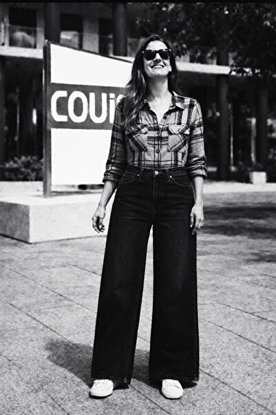 couis Jean High-Waisted Loose Leg Lycra