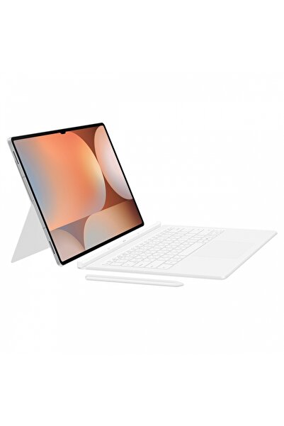 Samsung حافظة بيضاء EF-DX925BBEGTR TAB S10/S9 ULTRA مع لوحة مفاتيح ولوحة ماوس