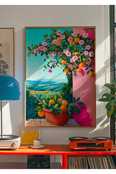 Tuba Decor Masă de bucătărie pentru sufragerie, cu cadru din lemn, inspirată ...