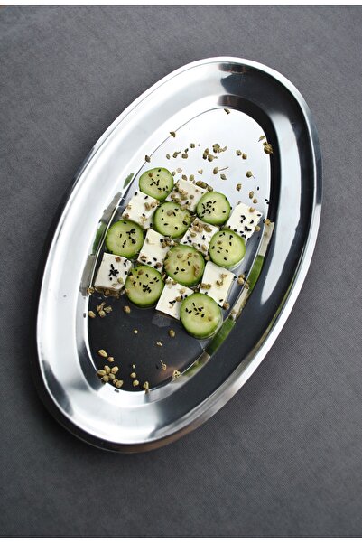 Qualitev 1 Piece Stainless Steel Large Kayak Presentation Plate Kayak Plate 3...