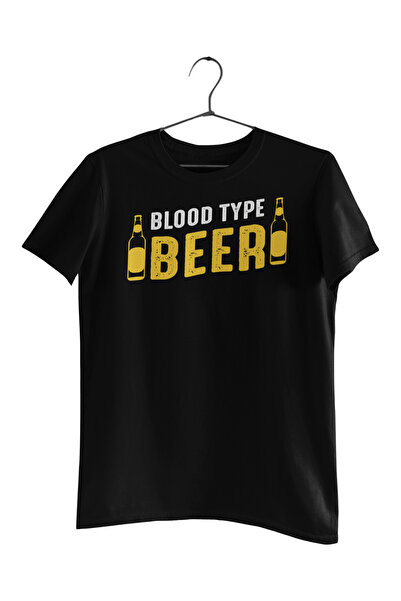 Generic (Unbranded) Tricou Malfini Blood Group Beer, negru, mărimea S