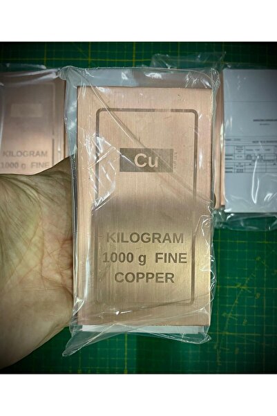 HIRDAVAT ERBABI 1 KG Işlenmiş Külçe Bakır Super Kalite Bakir