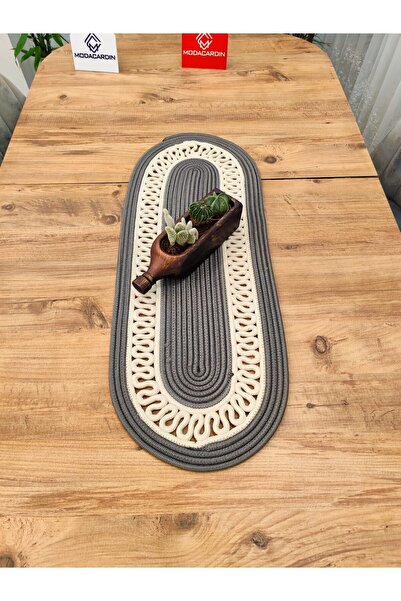 bestbeler Jute, Wicker, Decorative Tablecloth, Runner 30X80 Cm, American Serv...