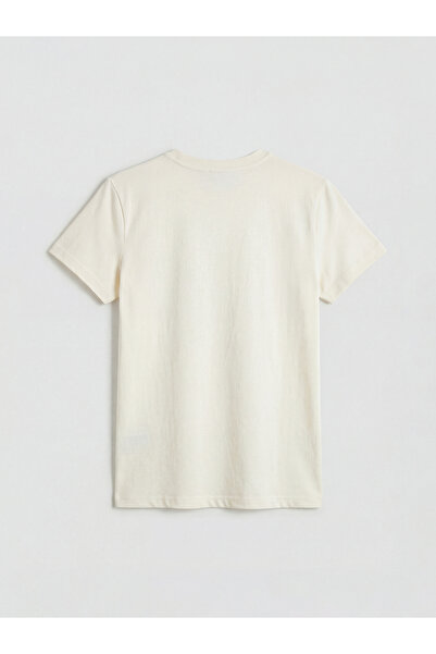 LC Waikiki ΝΕΑ ΣΕΖΟΝ ΑΠΟ ΤΗΝ GÜLİS GİYİM Μπλουζάκι Beige Crew Neck Aristocats...