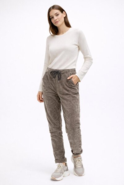 New London KADIN RAHAT KADİFE PANTOLON