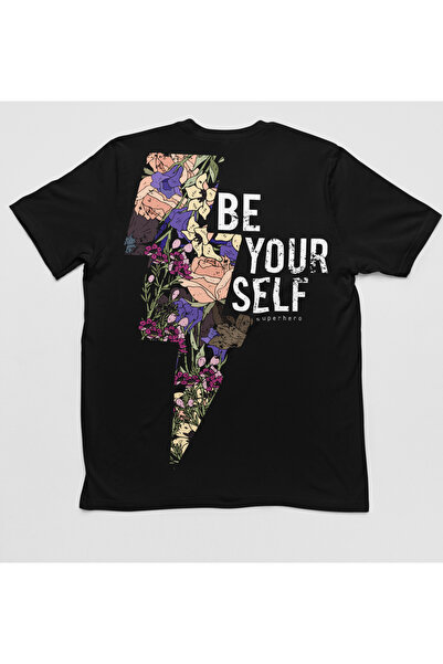 Generic (Unbranded) Tricou Malfini „Fii tu însuți” negru, mărimea M