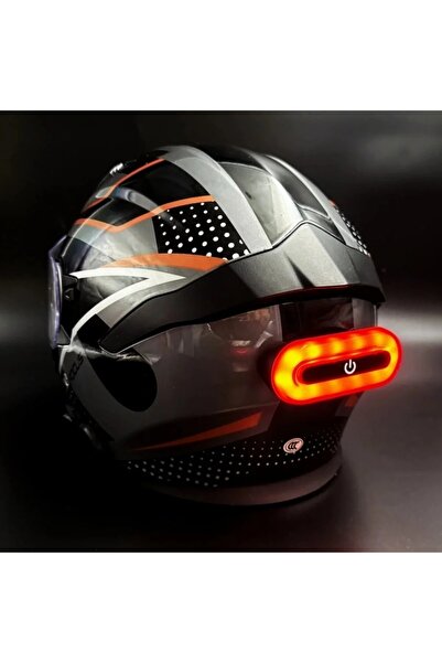 Oto Mutluluk Kask Arkası Uyarı Led Işığı - Kask Ledi - Gece Kask Ledi