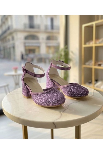 Surpie Shoes Children's Heeled Shoes, Children's Low Heeled Shoes