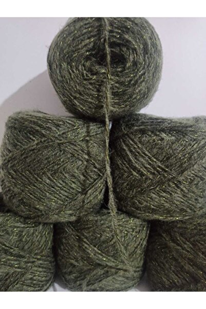 İPEK YÜN İPLİK DÜNYASI Moher Knitting Yarn (Khaki) Sim (Pistachio Green) Mix ...