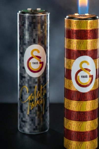Galatasaray "DEKOMUS CEP DEFTERİ HEDİYELİ" LİSANSLI "TEKLİ" METAL KILIF TAŞLI ÇAKMAK