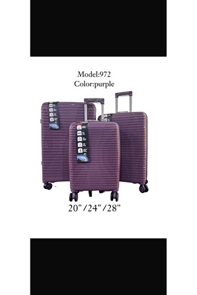 ELEGANT G Luggage Travel Suitcase Trolley Bag – Set of 3 pcs – With Spinner W...