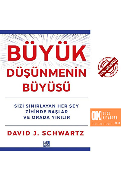 Diyojen Yayıncılık Büyük Düşünmenin Büyüsü - David J. Schwartz (Güncellenmi y...